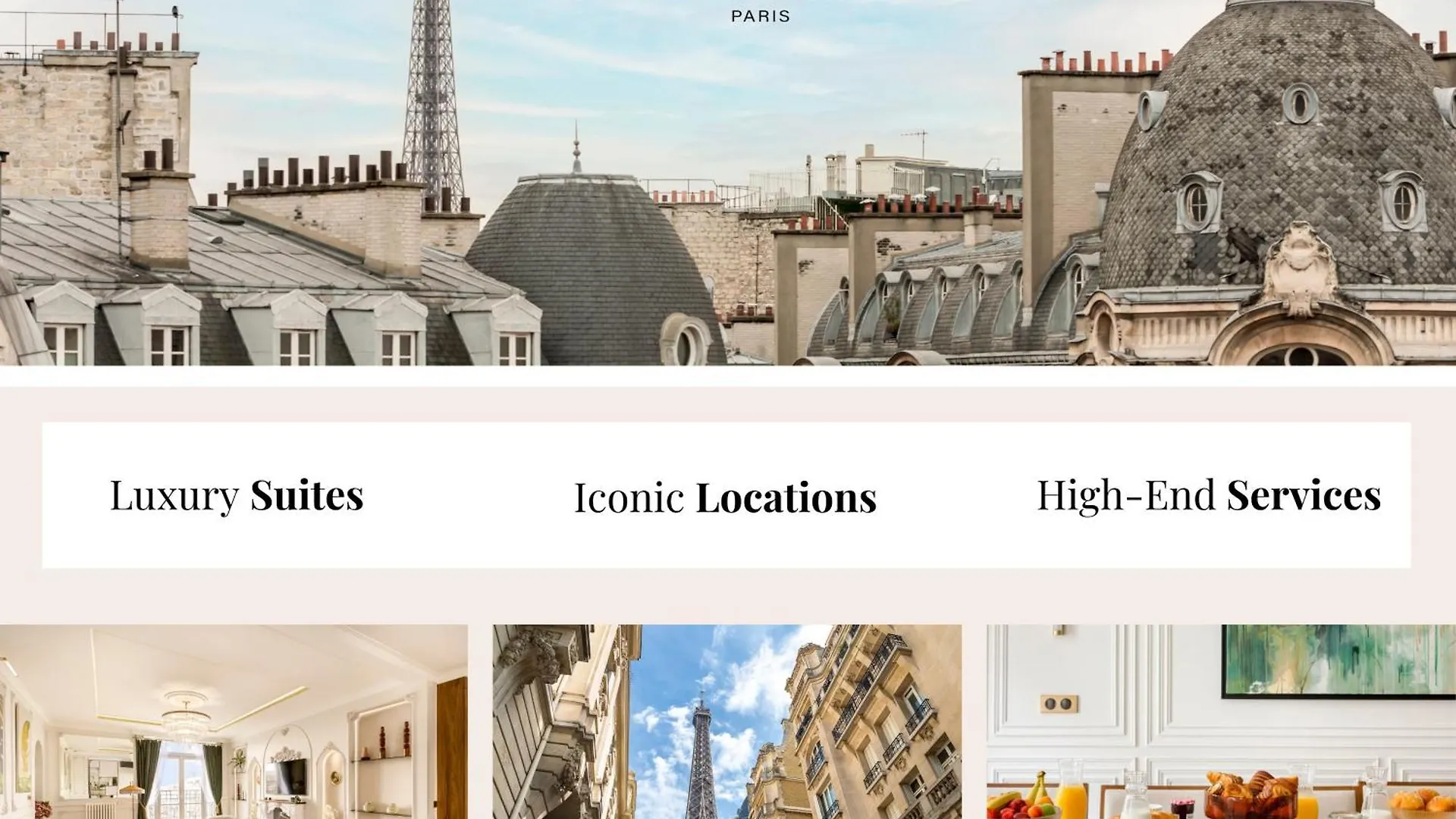 Appartement Merveil - Signature Suite -Tour Eiffel-Grenelle II Parijs